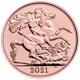 Pre-Owned 2021 UK Half Sovereign Gold Coin - Carded