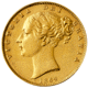 Pre-Owned 1869 London Mint DN.12 Victoria Young Head 'Shield' Full Sovereign Gold Coin