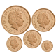 Pre-Owned 2014 UK Sovereign Proof Gold 5-Coin Collection