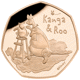 Pre-Owned 2022 UK 'Kanga and Roo' 50p Proof Gold Coin