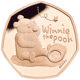 Pre-Owned 2020 UK The Royal Mint 'Winnie the Pooh' 50p Proof Gold Coin