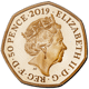 Pre-Owned 2019 UK Beatrix Potter Peter Rabbit 50p Proof Design Gold Coin