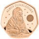 Pre-Owned 2023 UK Professor Dumbledore 50p Proof Design Gold Coin