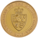 Pre-Owned 2013 UK 350th Anniversary of the Guinea £2 Proof Design Gold Coin