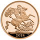 Pre-Owned 2024 UK Full Sovereign Proof Design Gold Coin