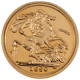 Pre-Owned 1990 UK Half Sovereign Proof Design Gold Coin