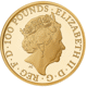 Pre-Owned 2021 UK Queen’s Beasts White Greyhound of Richmond 1oz Proof Design Gold Coin