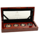 Pre-Owned 2021 UK Double, Full, Half, and Quarter Sovereign Proof Gold 4-Coin Collection - Damaged O
