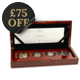 Pre-Owned 2021 UK Double, Full, Half, and Quarter Sovereign Proof Gold 4-Coin Collection - Damaged Outer Box