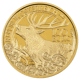 Pre-Owned 2013 Austrian 'The Red Deer' 1/2oz Proof Gold Coin