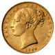 Pre-Owned 1868 London Mint DN.31 Victoria Young Head 'Shield' Full Sovereign Gold Coin