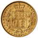 Pre-Owned 1863 London Mint DN.9 Victorian Young Head 'Shield' Full Sovereign Gold Coin
