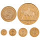 Pre-Owned 2002 UK Golden Jubilee Proof Gold Currency Coin Set - Damaged Box
