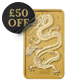 2026 Australian Dragon Rectangular 1oz Gold Coin