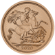 Pre-Owned 2020 UK VE Day 75th Anniversary 'Struck on the Day' Full Sovereign Gold Coin