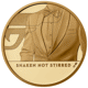 Pre-Owned 2020 The Royal Mint James Bond 007 Shaken Not Stirred 1oz Proof Design Gold Coin