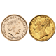 Pre-Owned UK Benedetto Pistrucci Celebration Full Sovereign Gold 2-Coin Set
