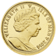 Pre-Owned 2014 Isle of Man Angel 1/10oz Gold Coin