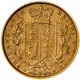 Pre-Owned 1863 London Mint DN.12 Victoria Young Head Shield Full Sovereign Gold Coin