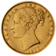 Pre-Owned 1863 London Mint DN.12 Victoria Young Head Shield Full Sovereign Gold Coin