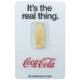 PAMP Coca-Cola 140 Years Anniversary 5g Shaped Gold Coin