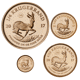 Pre-Owned 2017 South Africa Krugerrand Proof Design Gold 4-Coin Collection