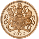 Pre-Owned 2022 UK Full Sovereign Piedfort Proof Gold Coin - Missing Outer Box