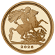 Pre-Owned 2026 UK Quarter Sovereign Proof Design Gold Coin