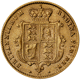 Pre-Owned 1871 London Mint DN.67 Victorian 'Shield' Half Sovereign Gold Coin