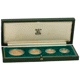 Pre-Owned 1980 UK Sovereign Proof Gold 4-Coin Set - Damaged Box