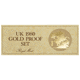 Pre-Owned 1980 UK Sovereign Proof Gold 4-Coin Set - Damaged Box