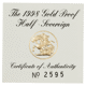 Pre-Owned 1998 UK Half Sovereign Proof Gold Coin