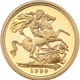 Pre-Owned 1999 UK Half Sovereign Proof Gold Coin