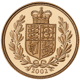 Pre-Owned 2002 UK Full Sovereign Proof Gold Coin