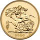 Pre-Owned 2000 UK Quintuple Sovereign Gold Coin