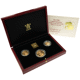 Pre-Owned 1990 UK Double, Full & Half Sovereign Gold Proof 3-Coin Set