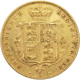 Pre-Owned 1878 London Mint Victorian 'Shield' Half Sovereign Gold Coin