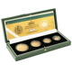 Pre-Owned 2002 UK Sovereign Proof Gold 4-Coin Set