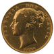 Pre-Owned 1854 London Mint Shield Victoria Full Sovereign Gold Coin