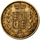 Pre-Owned 1854 London Mint Victoria Young Head Shield Full Sovereign Gold Coin