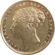 Pre-Owned 1874 London Mint Victoria Young Head Full Sovereign Gold Coin