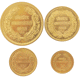 Pre-Owned 1923 Turkish Kurush Gold 4 Coin Set