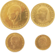 Pre-Owned 1923 Turkish Kurush Gold 4 Coin Set