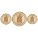 Pre-Owned 1989 UK 500th Anniversary Sovereign Proof Gold 3-Coin Set
