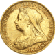 Pre-Owned 1900 Melbourne Mint Victoria 'Veiled Head' Full Sovereign Gold Coin
