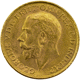 Pre-Owned 1918 India Mint George V Full Sovereign Gold Coin