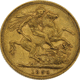 Pre-Owned 1890 Melbourne Mint Victoria Jubilee Head Full Sovereign Gold Coin