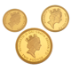Pre-Owned 1995 UK Double, Full, and Half Sovereign Proof Gold 3-Coin Collection