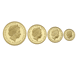 Pre-Owned 2008 UK Britannia Proof Gold 4-Coin Set