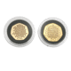 Pre-Owned 1998 & 1992/93 UK EEC Gold Proof 50p 2 Coin Set